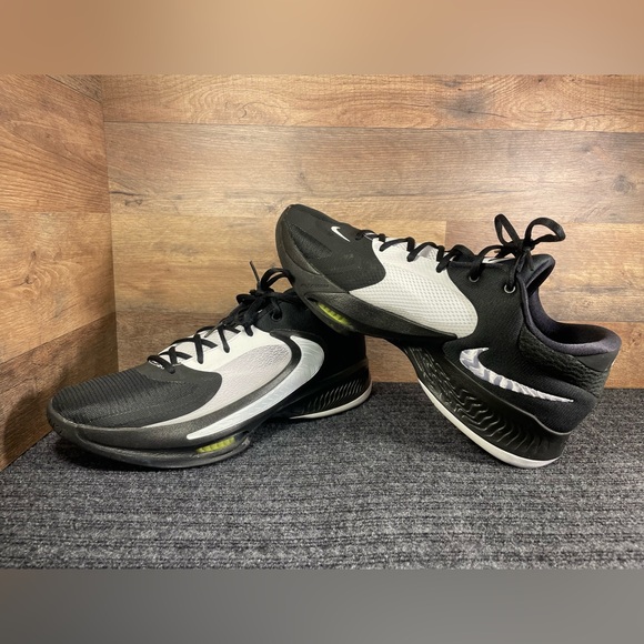 Nike Other - Nike Zoom Freak 4 TB Mens 14 Black White DO9679-002 Athletic Basketball Shoes